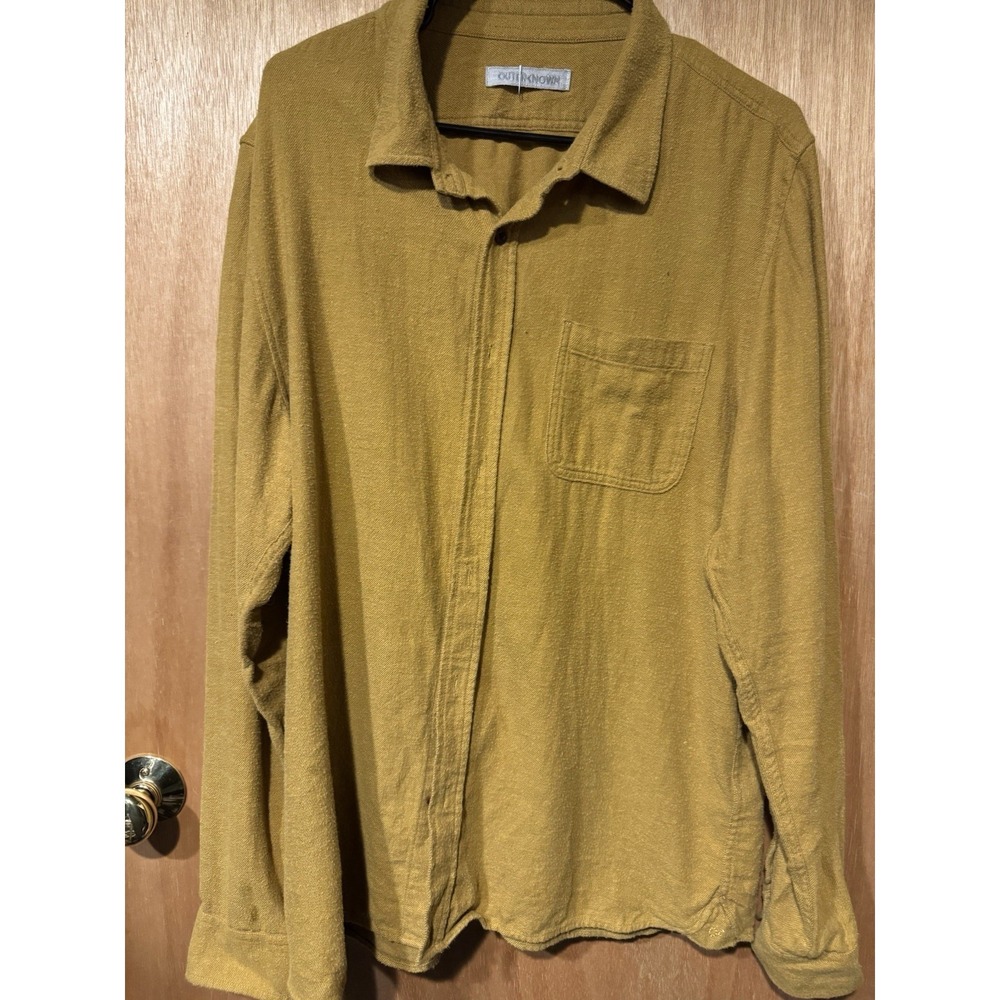 Outerknown Long Sleeve Transitional Flannel Xl Mu… - image 2